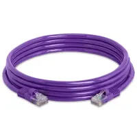 Safenet 34-3011PR 1 Meter Cat6 LSZH UTP Patch Cord Purple